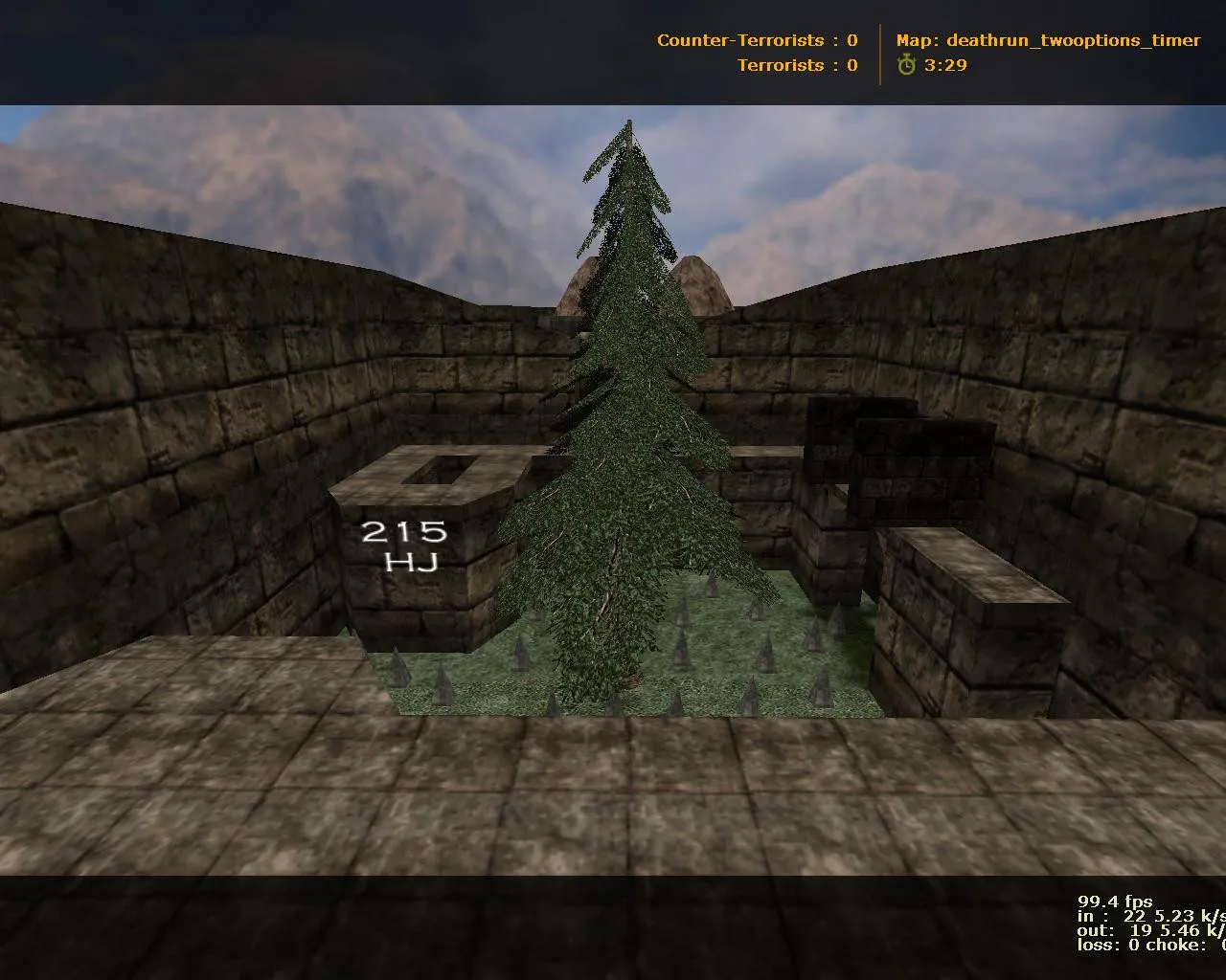 deathrun_twooptions_timer для CS 1.6: таймер, две опции и боты по .nav — скриншот 4