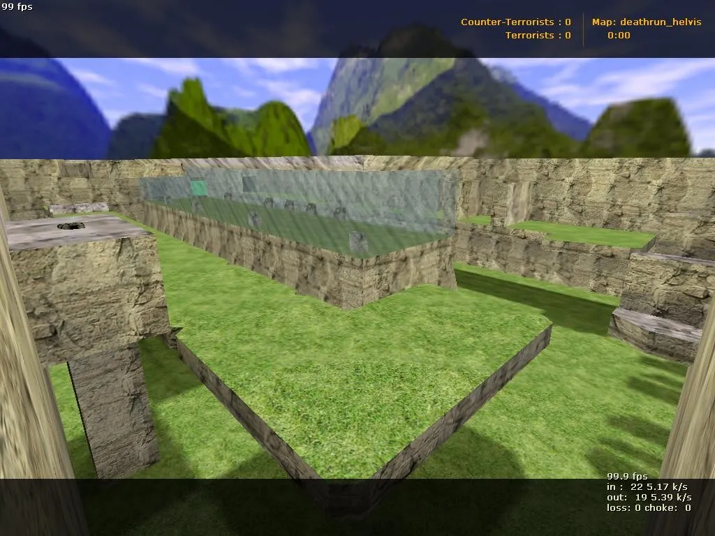 deathrun_helvis для CS 1.6: карты Deathrun, тактика за CT/T и настройка для нормального FPS — скриншот 3