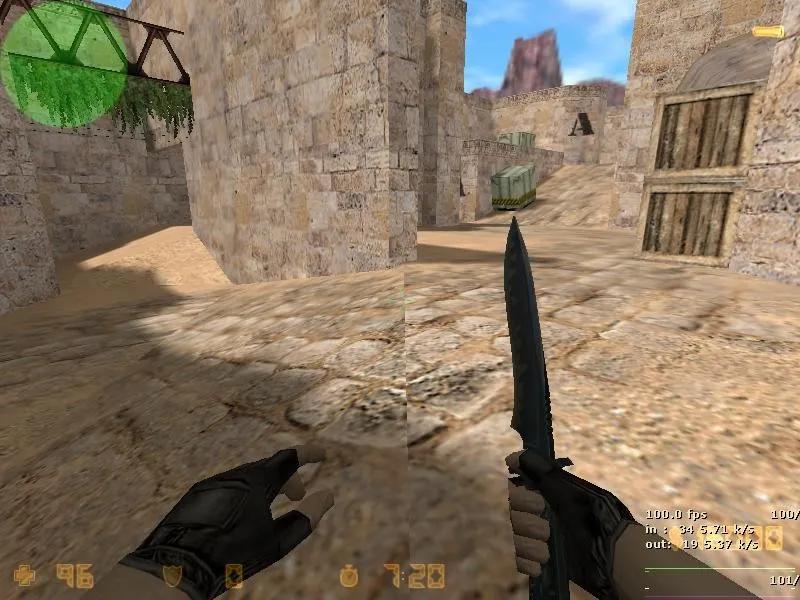 Скачать de_dust_point — DE карта для CS 1.6: точки, ротации, .nav и оптимизация wpoly/epoly - Скриншот