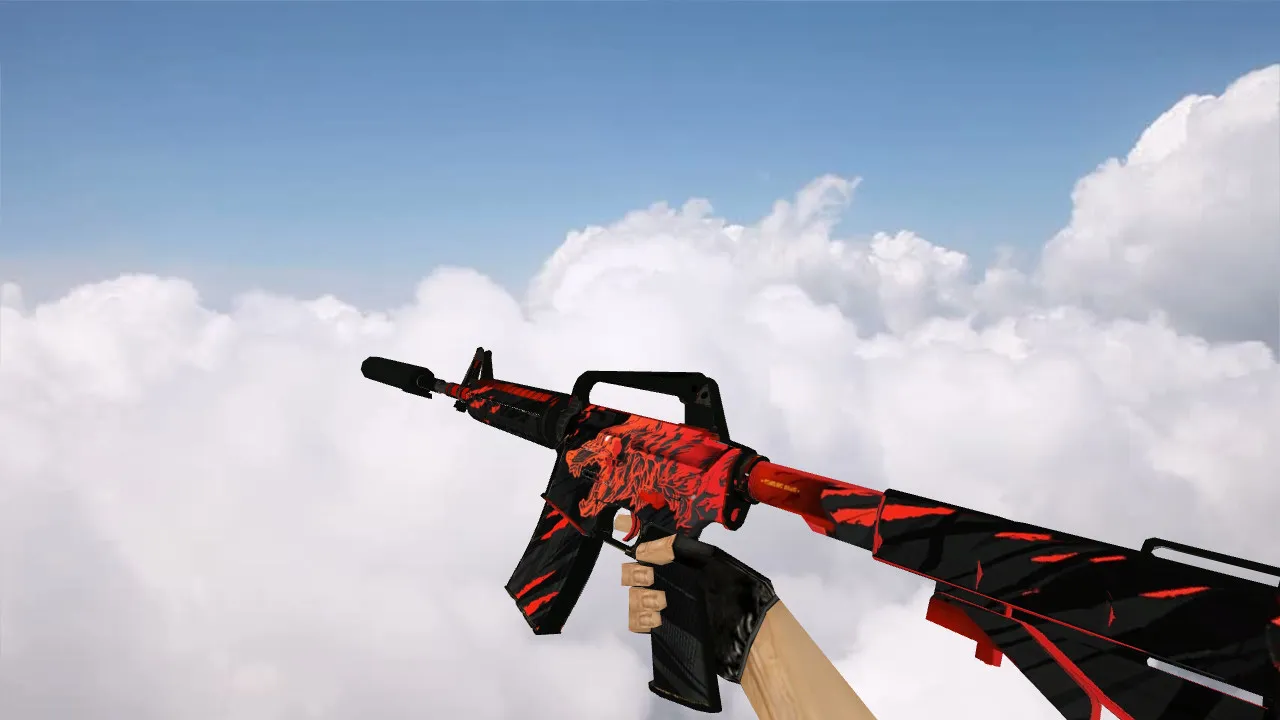 Скачать Модель M4A1 «Вой» для CS 1.6: v_m4a1, p_m4a1, w_m4a1, звук, анимация осмотра, качество текстур - Скриншот