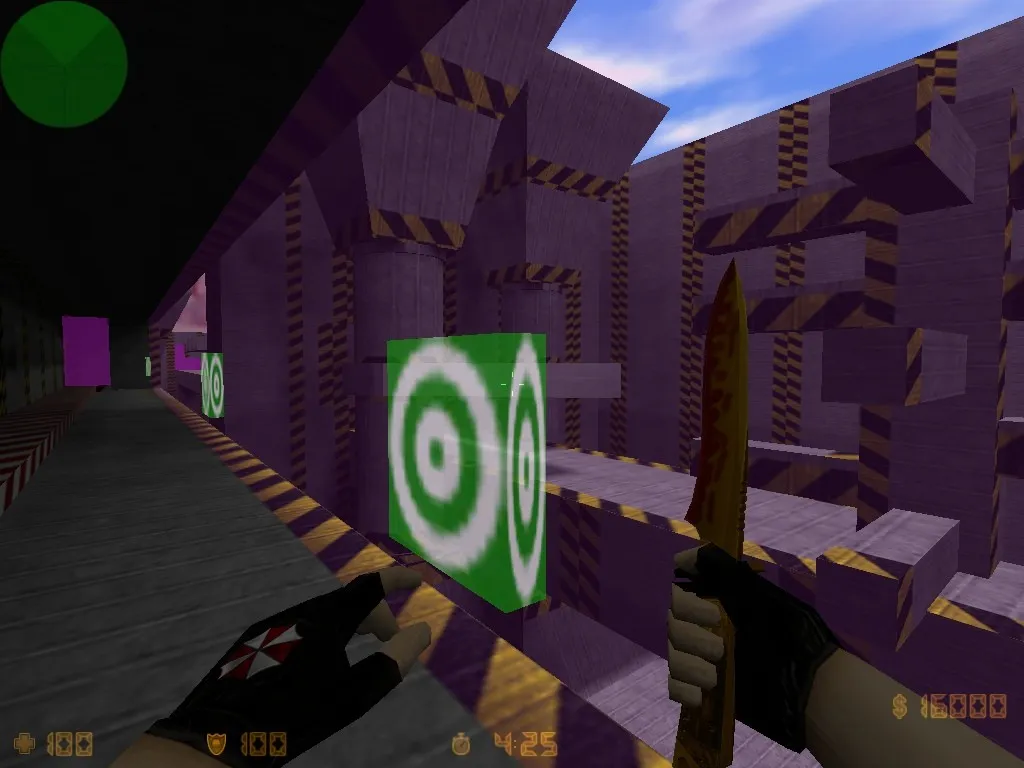deathrun_n3rd для CS 1.6: геймплей Deathrun, точки, маршруты и настройка под ботов — скриншот 3