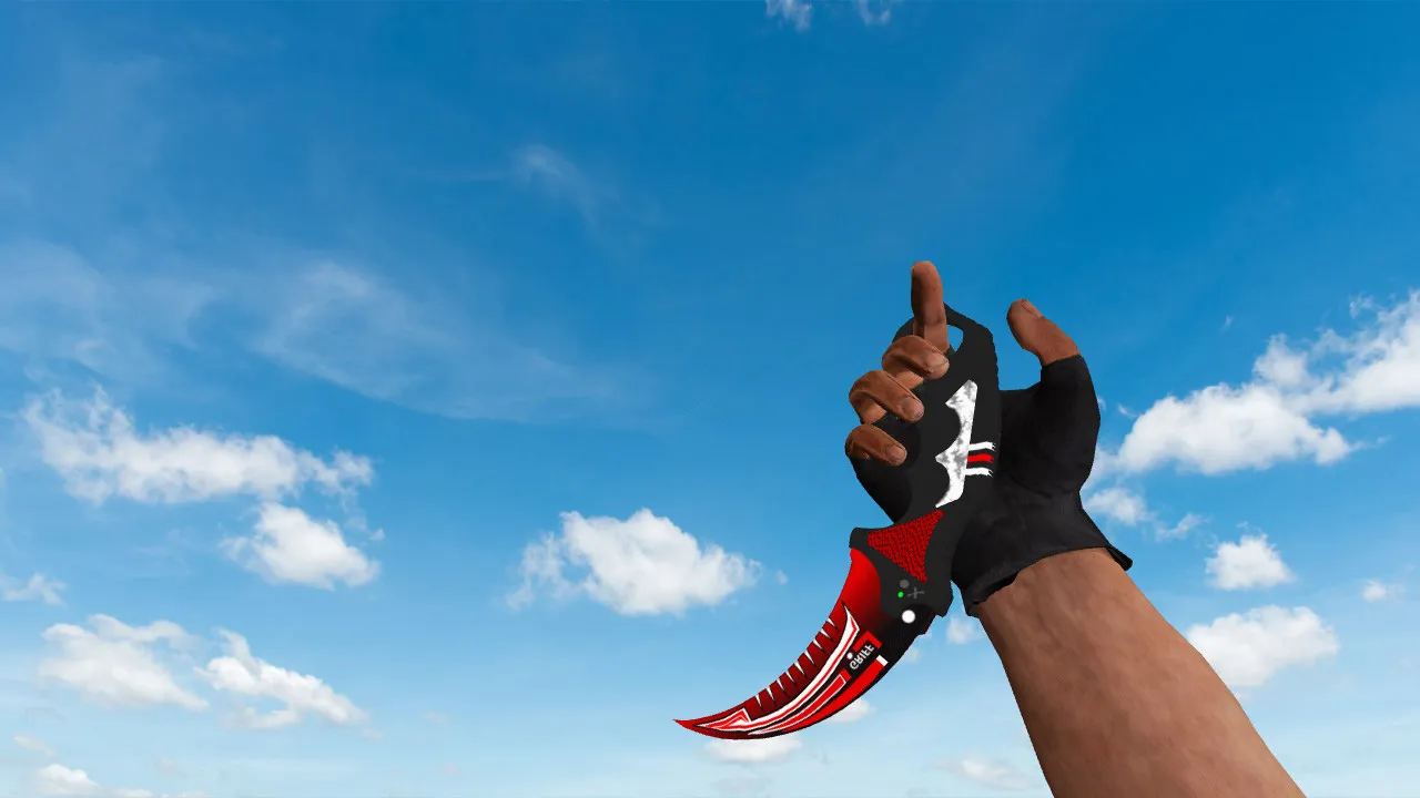 Скачать Модель ножа Karambit Griff v_ для CS 1.6: p_ и w_ модели, звуки, анимация осмотра и качество текстур - Скриншот
