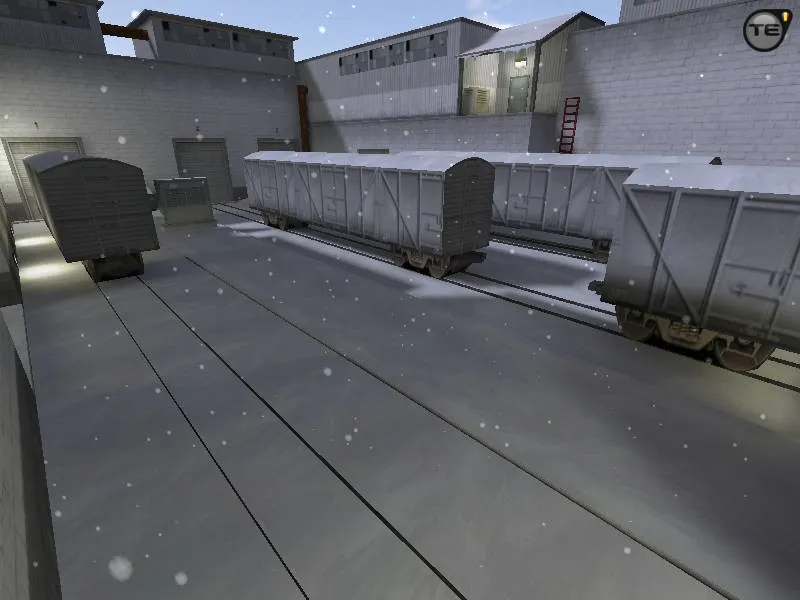 Карта css_train_winter для CS 1.6: точки, баланс сторон, .nav, оптимизация и запуск без подмен — скриншот 2
