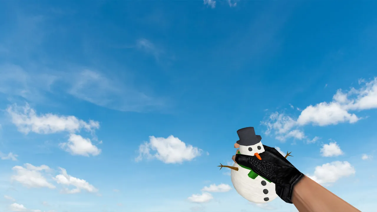 Скачать Snowman Nade Pack: модель гранат для CS 1.6 — v_ p_ w_ файлы, звуки, анимация осмотра - Скриншот