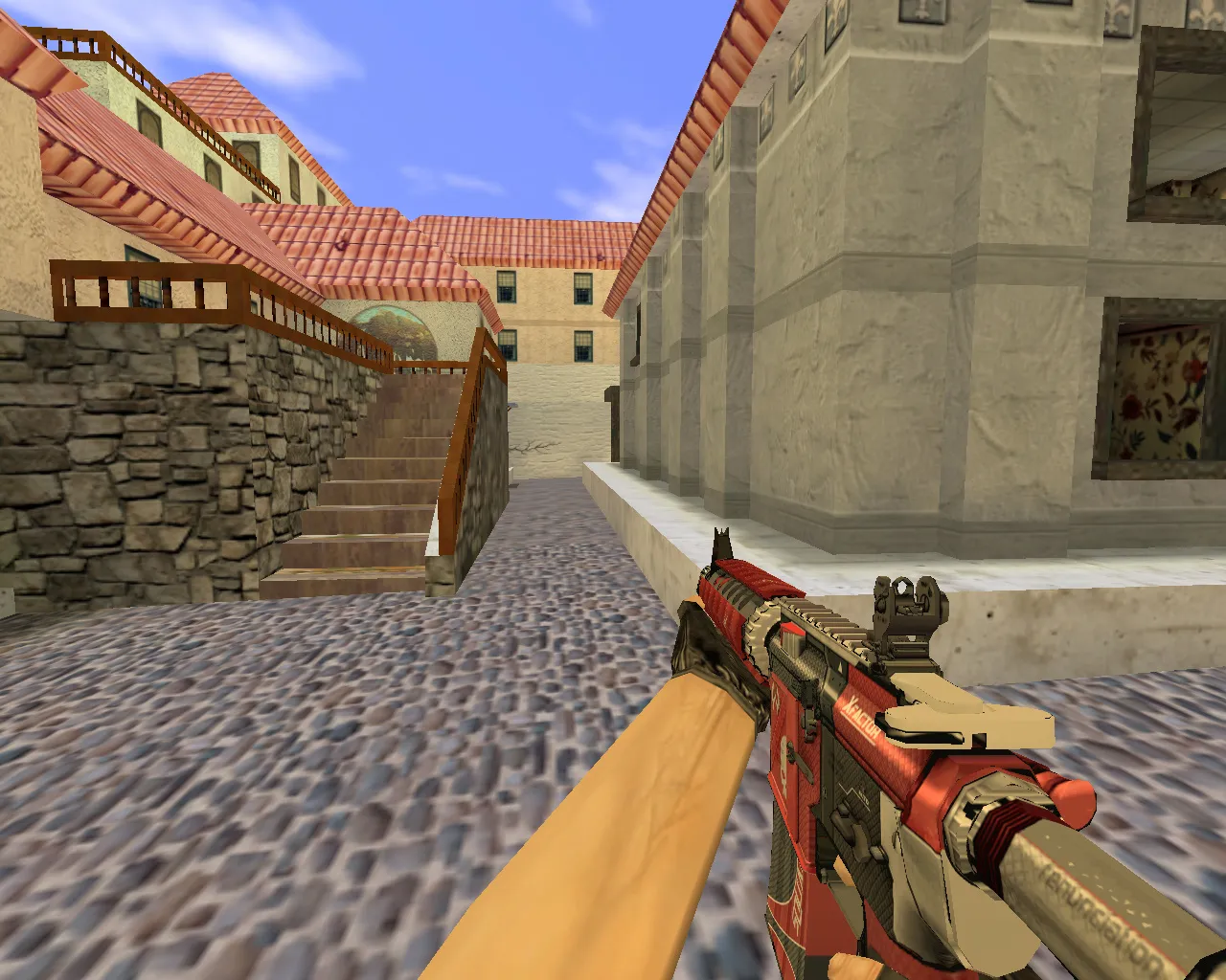 Скачать aim_italy для CS 1.6 — прицеливание, спавн ботов, точки для тренировки и стабильный FPS - Скриншот