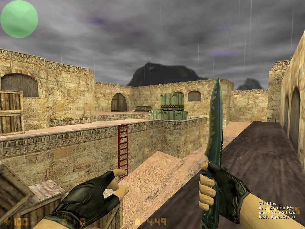 Скачать Карта de_dust2_bosna для CS 1.6: тактика, точки, .nav, оптимизация wpoly/epoly и настройки сервера - Скриншот