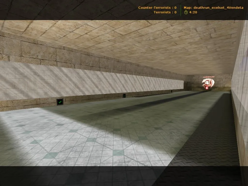 Скачать deathrun_exelset_4vendeta — карта deathrun для CS 1.6: точки, раунды, баланс и оптимизация - Скриншот