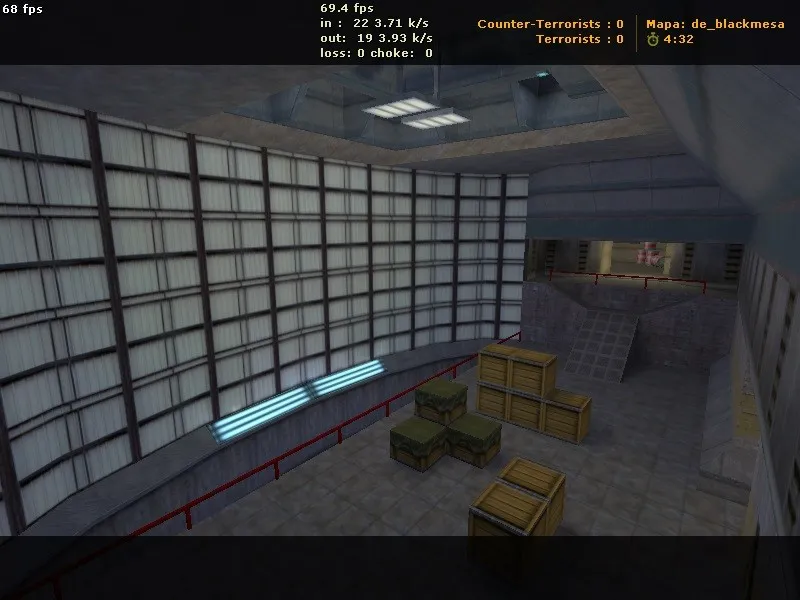 Скачать de_blackmesa для CS 1.6: тактика за Т и КТ, точки, .nav и оптимизация карты - Скриншот