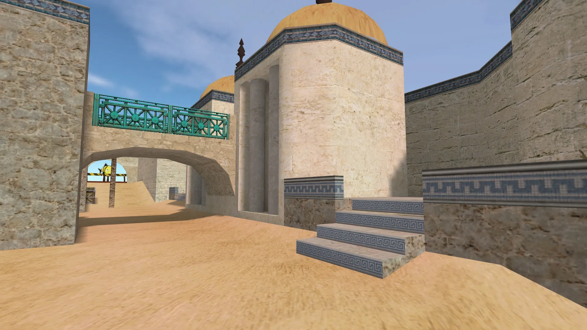Скачать Карта de_dust2_suncsm для CS 1.6: баланс сторон, точки, .nav для ботов и оптимизация - Скриншот