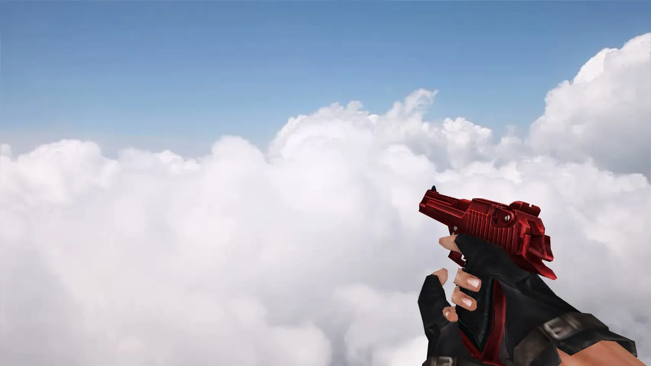 Скачать Модель «CSO Desert Eagle Red» для CS 1.6 - Качественная замена - Скриншот