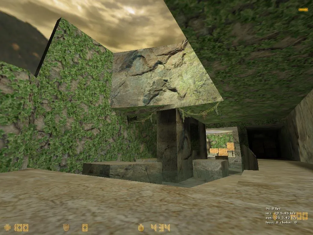 Скачать deathrun_abtropicano2 для CS 1.6: карта deathrun, точки, .nav, оптимизация и настройка ботов - Скриншот