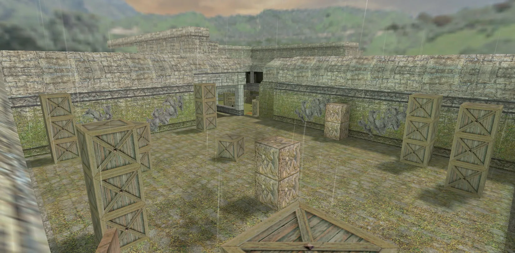 Скачать de_aztekerna карта для CS 1.6: точки, раунды, .nav для ботов и оптимизация (wpoly/epoly) - Скриншот