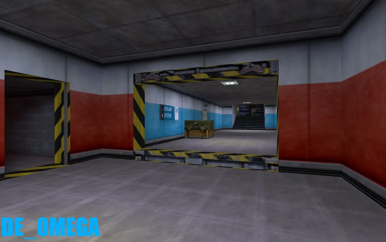 Скачать Карта de_omega для CS 1.6: Тактика и особенности - Скриншот