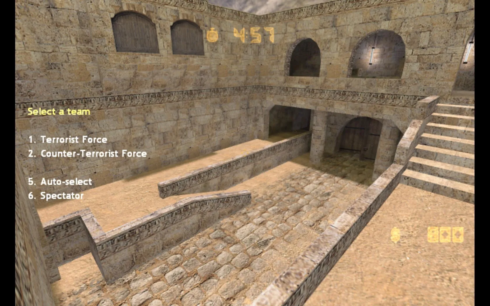 Скачать de_dust2014 для CS 1.6: точки, раунды, .nav для ботов и оптимизация wpoly/epoly - Скриншот