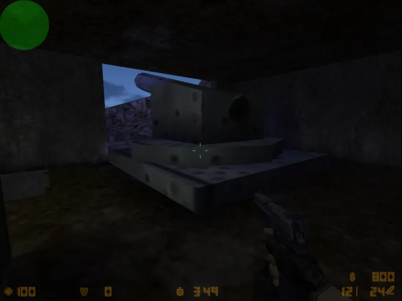 Скачать de_beach2k для CS 1.6: карта с точками под бомбплей, .nav для ботов, оптимизация и баланс сторон - Скриншот