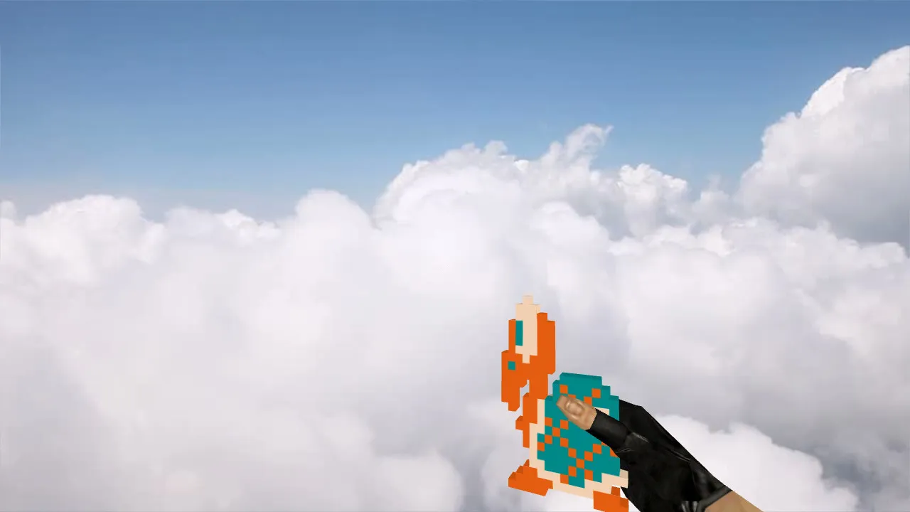 Скачать Модель «Koopa Nades» для CS 1.6: v_ и p_ гранат, звуки, анимация осмотра, текстуры - Скриншот