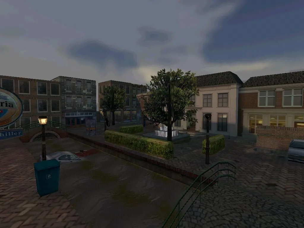 de_downtown для CS 1.6: установка карты, .nav для ботов, оптимизация и настройки сервера — скриншот 7