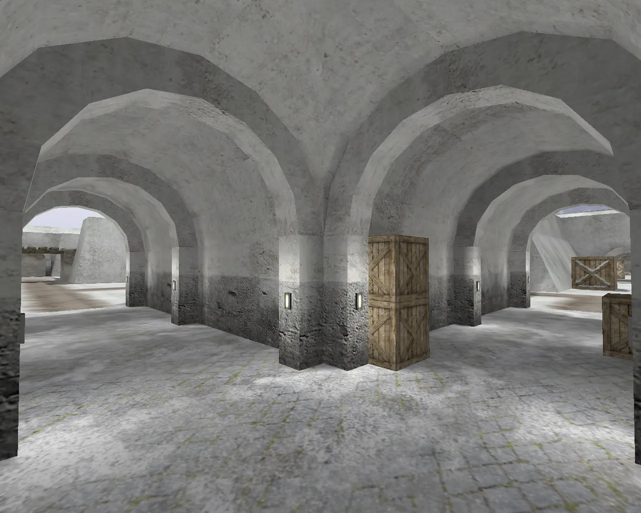 Карта «de_winter» для CS 1.6 - тактика и особенности — скриншот 3