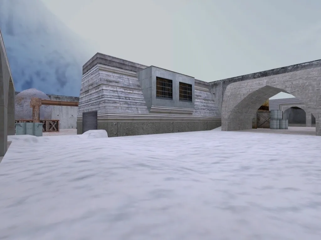 Скачать Карта de_blackcold для CS 1.6: точки, баланс сторон, .nav для ботов и оптимизация - Скриншот
