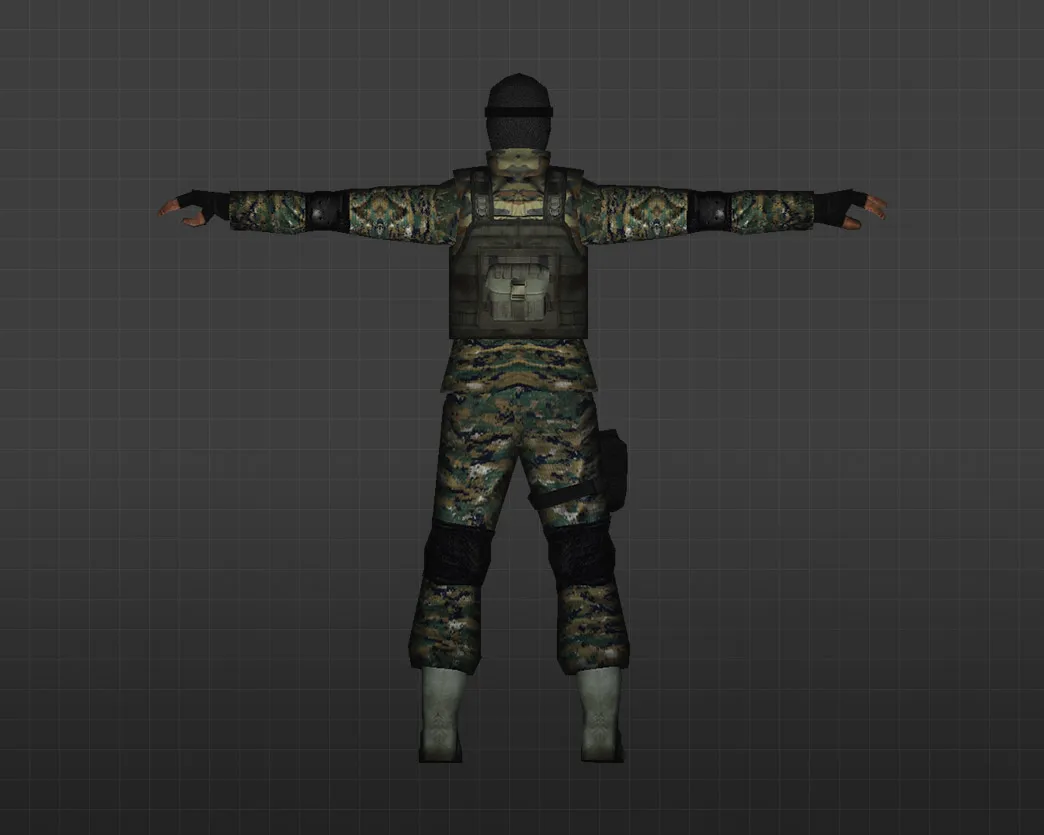 Скачать Модель «Элитный солдат» для CS 1.6 - Уникальный скин для игроков - Скриншот