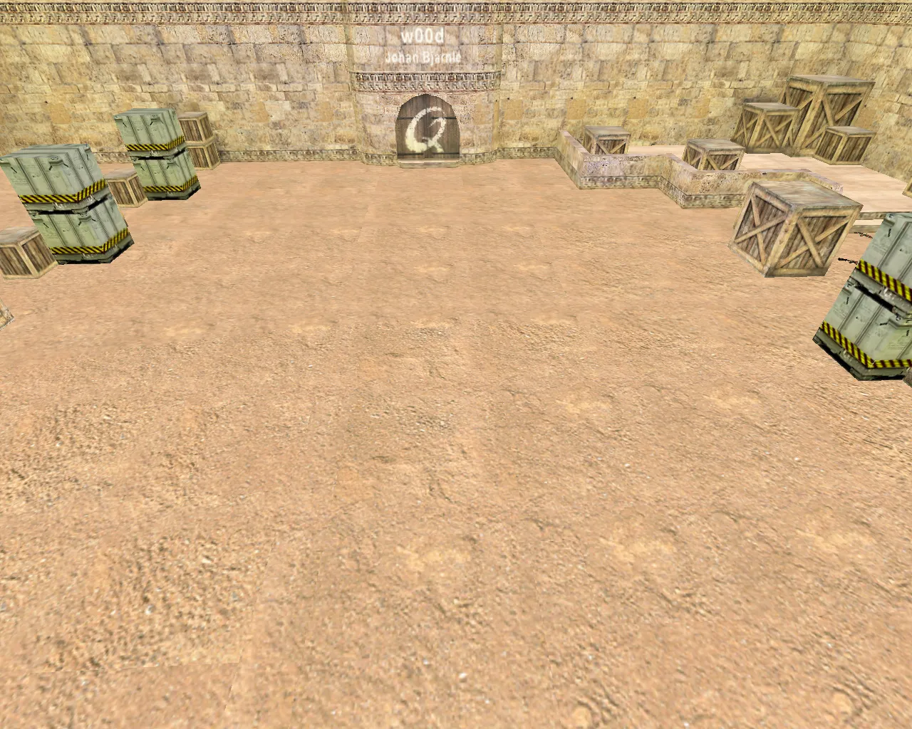 Скачать aim_qpad_2007 для CS 1.6: тренировка прицела, точки, спавн и настройка сервера без риска - Скриншот