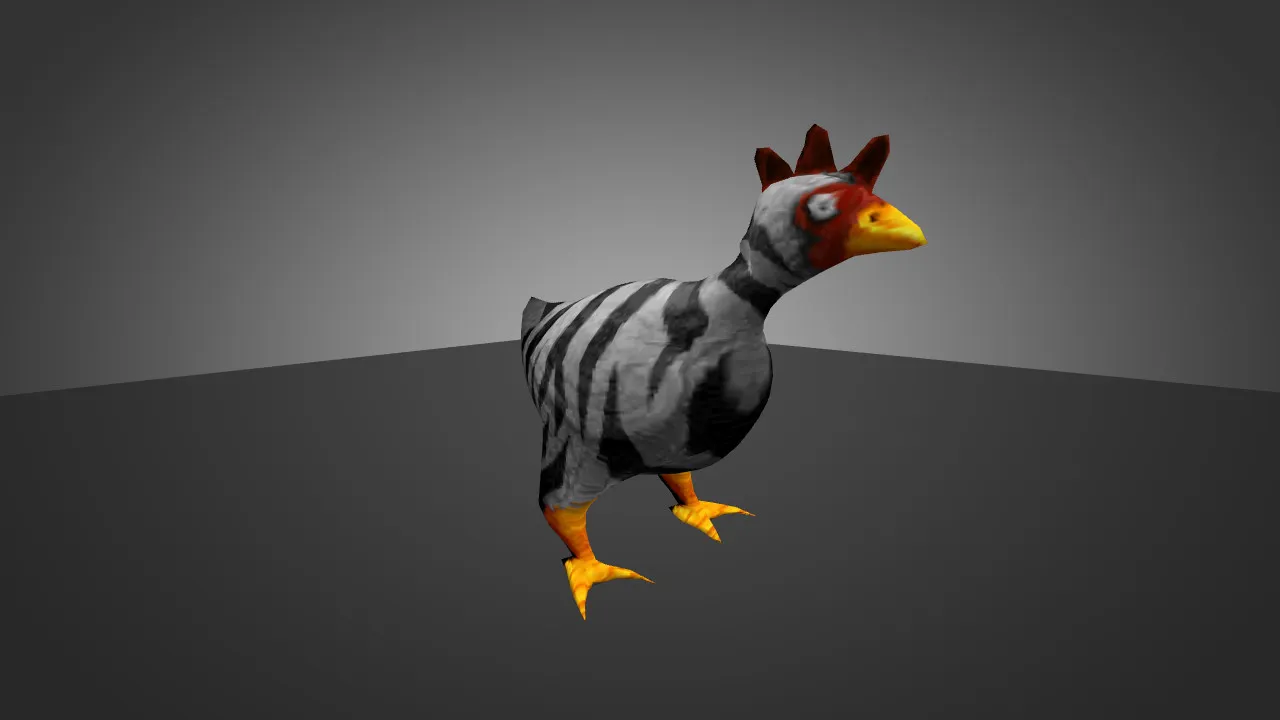 Скачать Модель «Zebra Chicken» для CS 1.6 - Уникальный скин для вашей игры - Скриншот