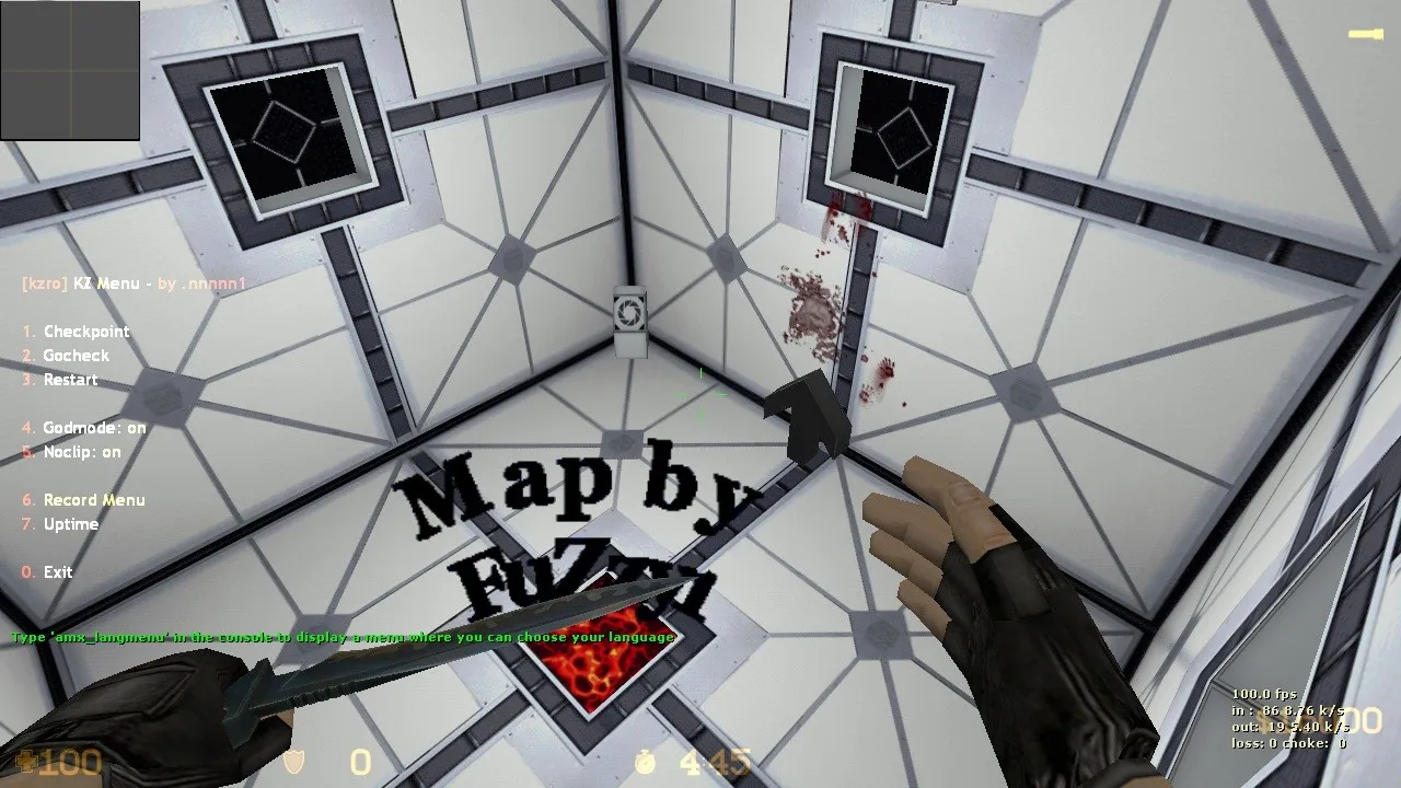 Скачать deathrun_cube для CS 1.6: тактика за Т и КТ, точки, .nav, оптимизация wpoly/epoly - Скриншот