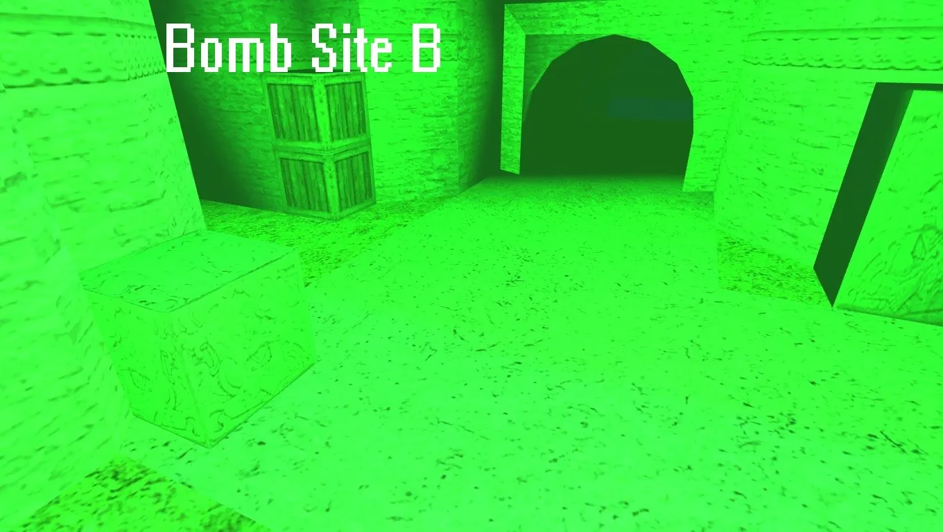 Скачать Карта de_fcastle для CS 1.6: тактики, точки, навигация ботов, оптимизация wpoly/epoly - Скриншот
