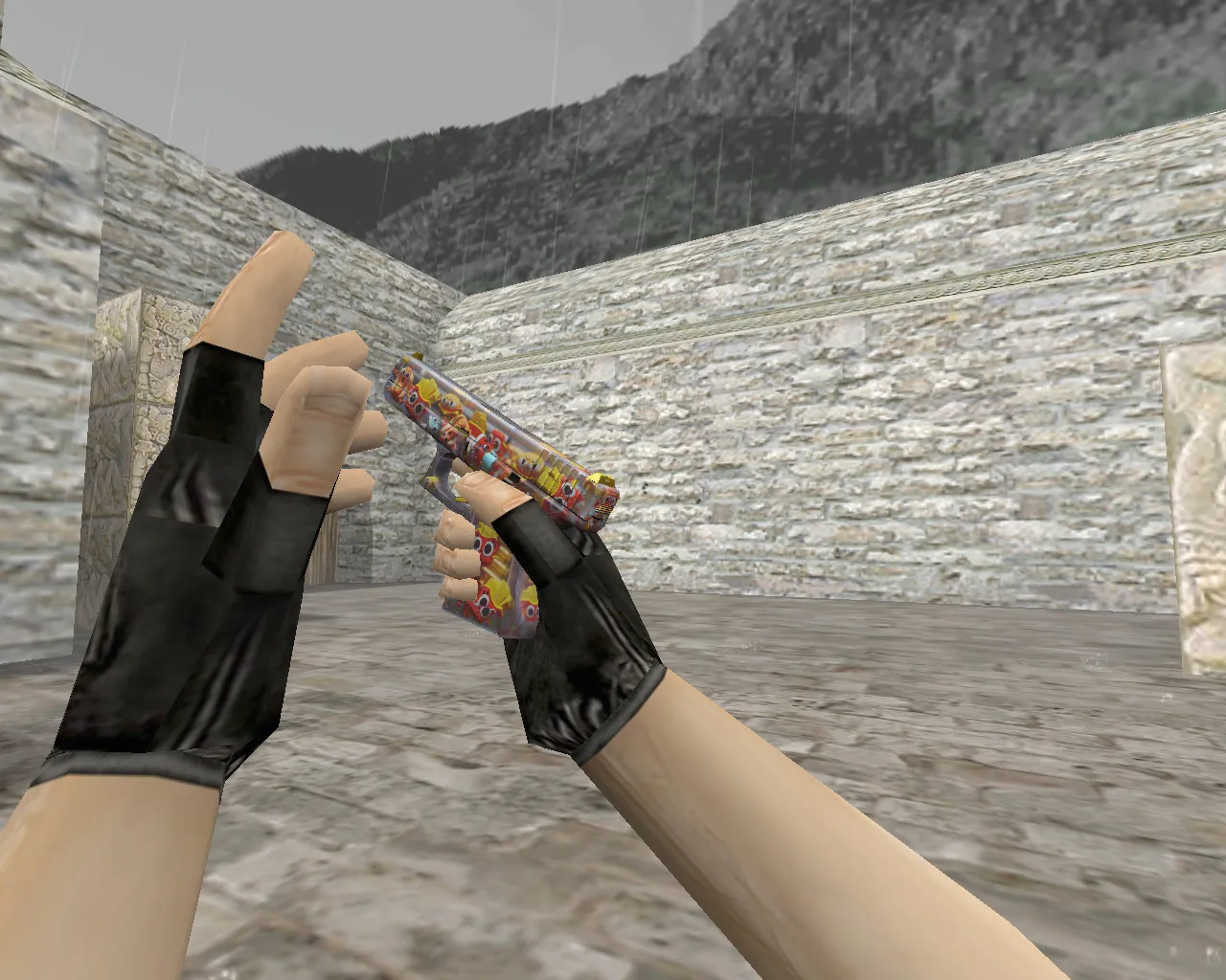 Скачать Glock-18 | Нападение жора (Snack Attack) для CS 1.6 - Скин и характеристики - Скриншот