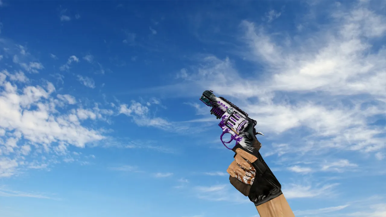 Скачать Модель «R8 Revolver Veteran Purple» для CS 1.6: Премиум выбор - Скриншот