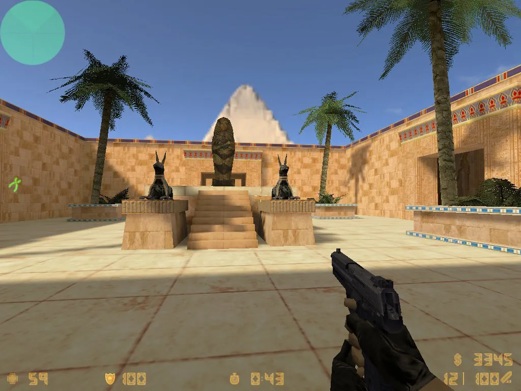 Скачать Карта de_temple_aegypt для CS 1.6 – Тактические возможности и детали - Скриншот