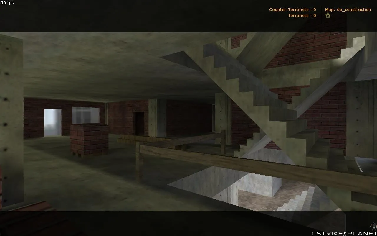 Скачать Карта de_construction для CS 1.6: геймплей, точки, навигация .nav и оптимизация wpoly/epoly - Скриншот