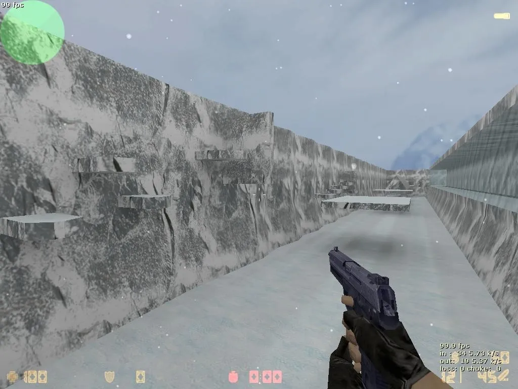 Скачать deathrun_gb_winter_final4 для CS 1.6: зимняя deathrun карта, баланс сторон, точки, .nav и оптимизация - Скриншот