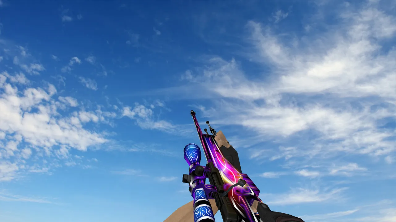 Скачать Модель AWP Iron Ultraviolet для CS 1.6 - Идеальный выбор - Скриншот