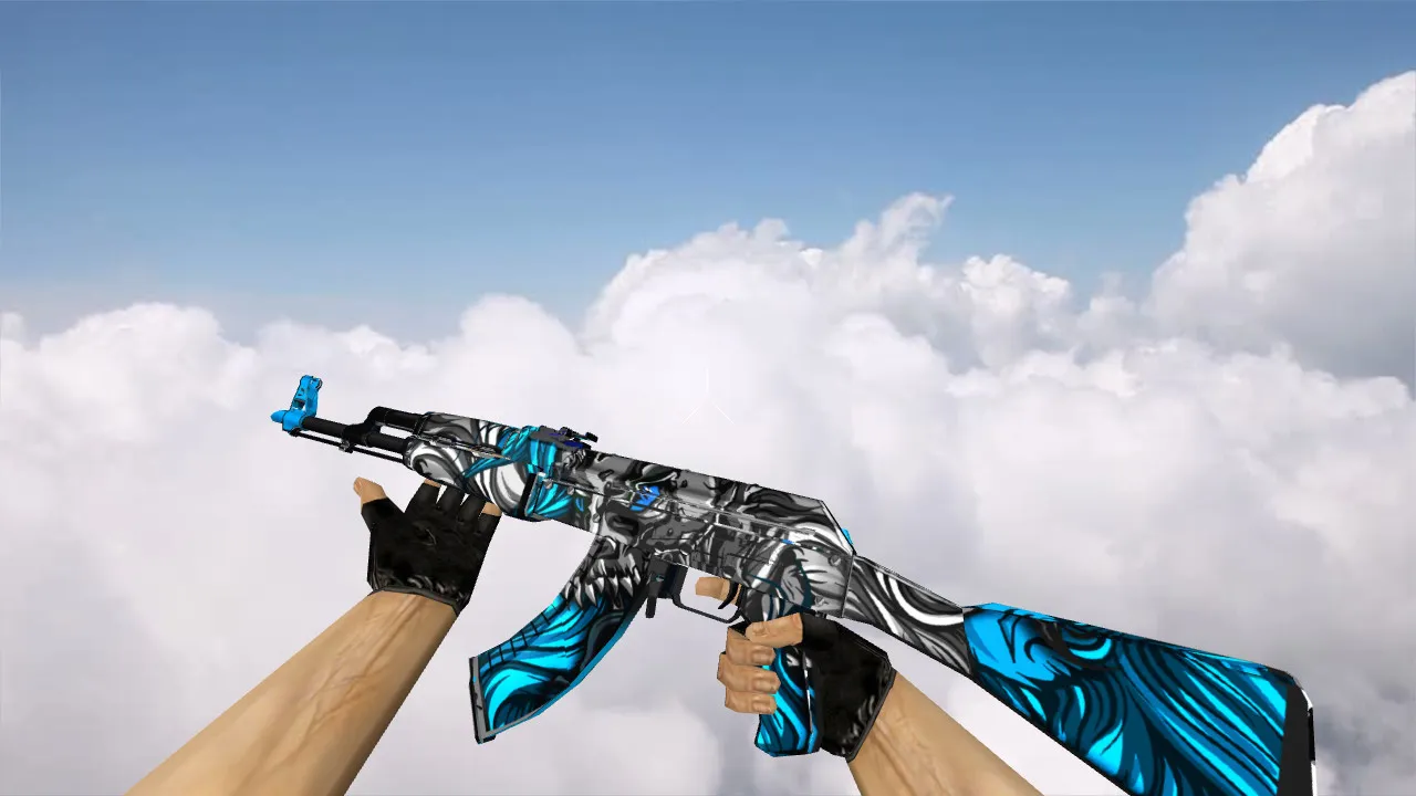 Скачать Модель AK-47 Tokolosi Neptune v_ для CS 1.6: p_ w_ звуки, анимация осмотра, текстуры - Скриншот