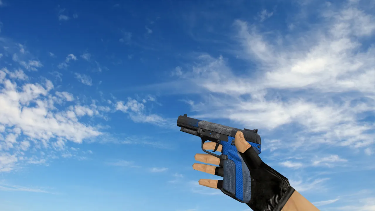 Скачать Модель «Five Seven Bark Beetle Blue» для CS 1.6 - Качественная замена - Скриншот
