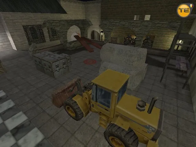 Скачать Карта de_gladiators для CS 1.6: тактика за CT и T, точки, .nav и оптимизация wpoly/epoly - Скриншот