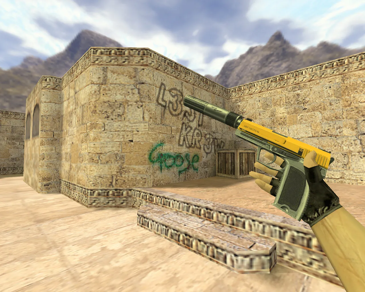 Скачать Модель «USP Топливный инжектор» для CS 1.6 - Оружие с уникальным дизайном - Скриншот