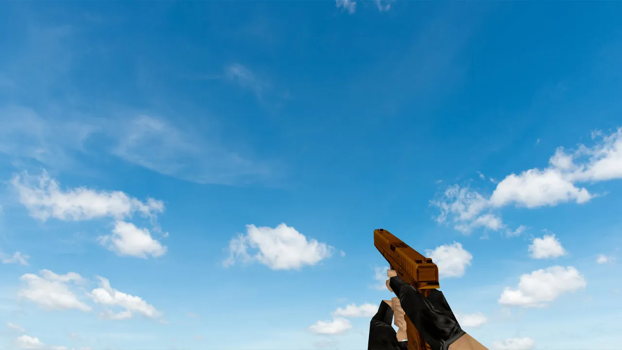 Пак моделей оружия «Gold Weapons Pack V3» для CS 1.6: v_ p_ w_ модели, звуки, анимация осмотра — скриншот 12