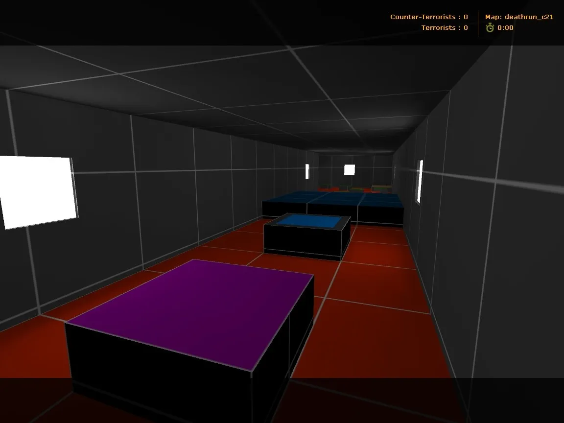 Скачать deathrun_ark_c21 для CS 1.6: точки, ловушки, .nav для ботов и настройка под 4554/8610 - Скриншот