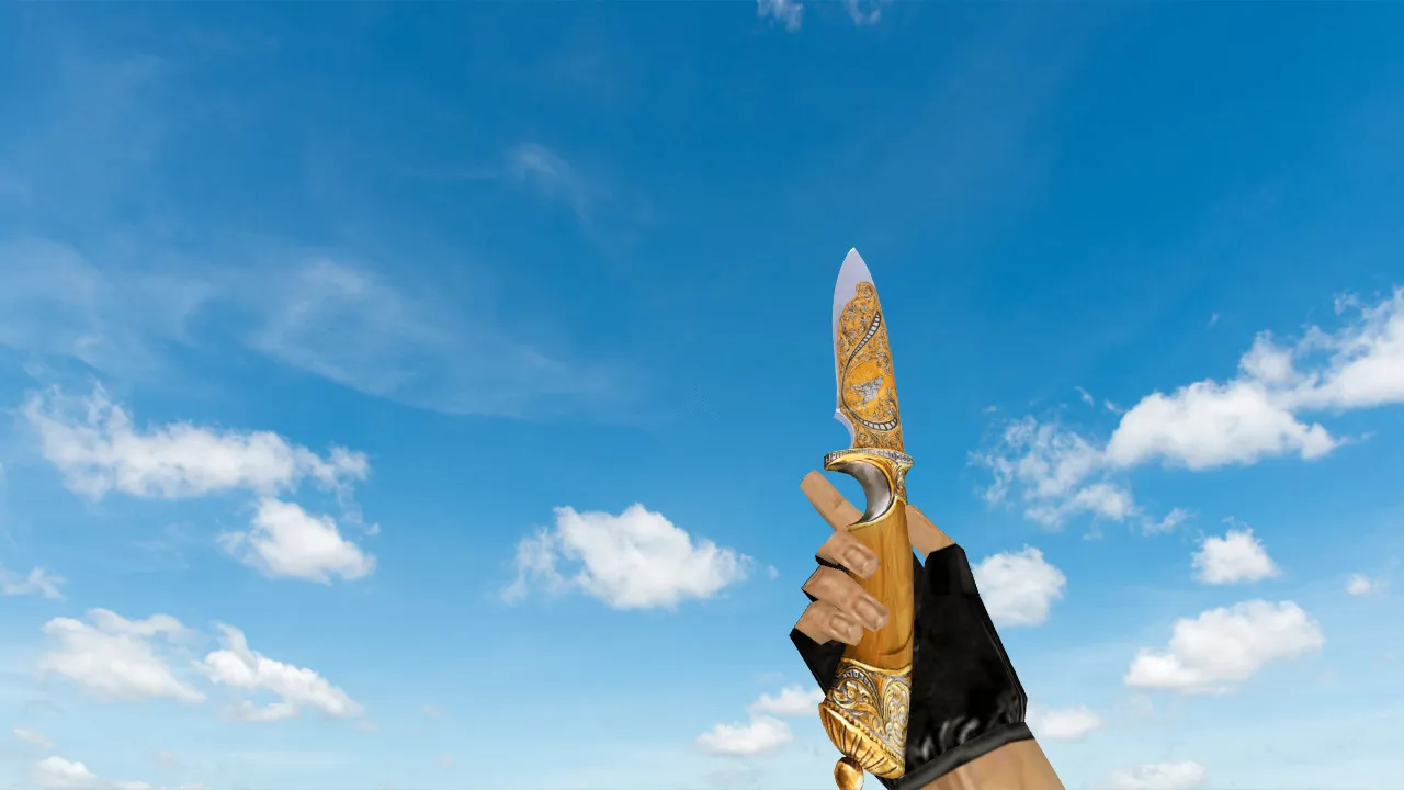 Скачать Модель ножа «Engraved Blade» для CS 1.6: v_ и p_ модели, звуки, анимация осмотра, качество текстур - Скриншот
