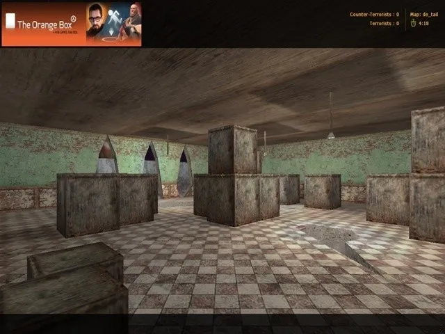 Карта «de_tail» для CS 1.6: Анализ и Тактика — скриншот 1