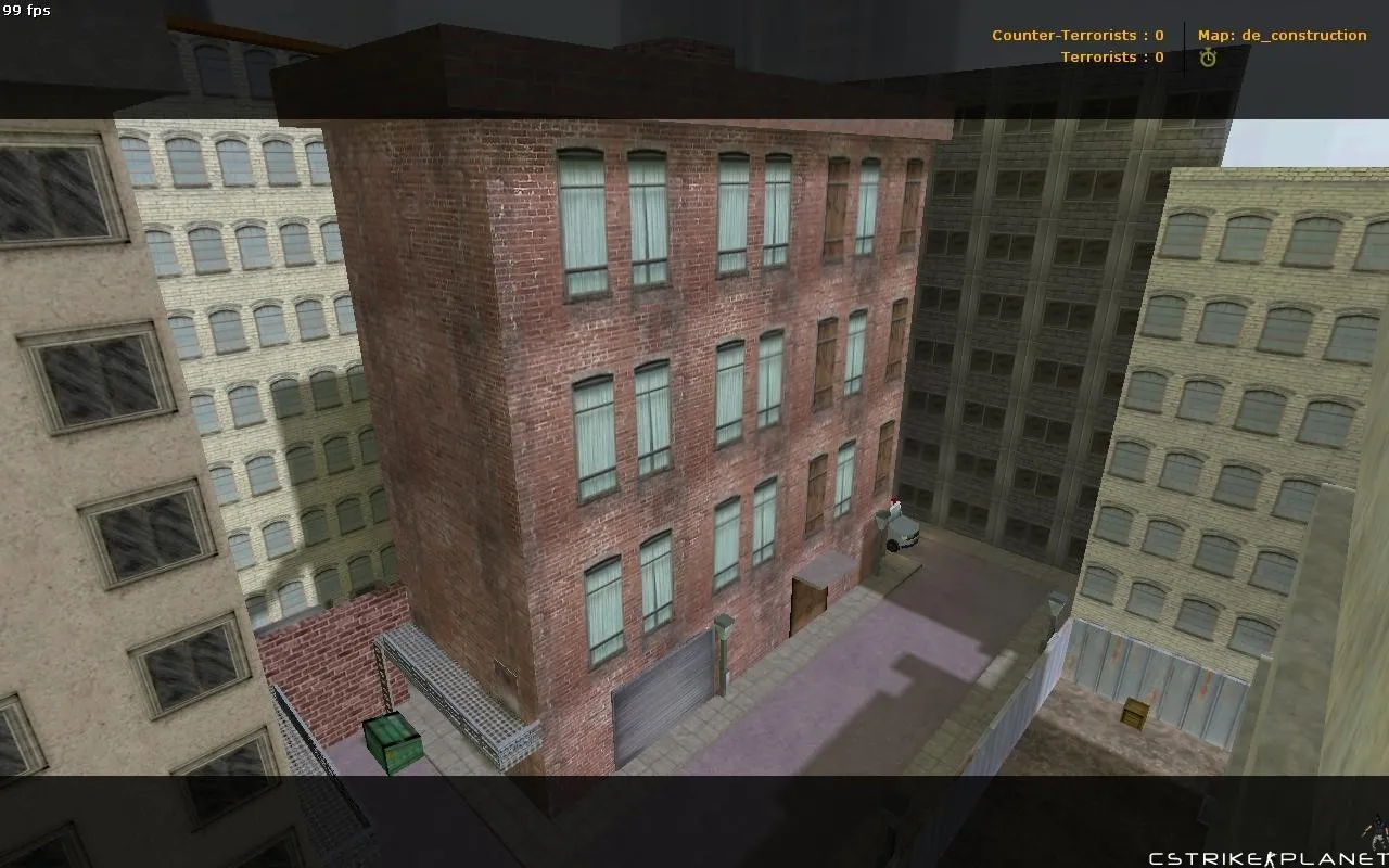 Скачать Карта de_construction для CS 1.6: геймплей, точки, навигация .nav и оптимизация wpoly/epoly - Скриншот