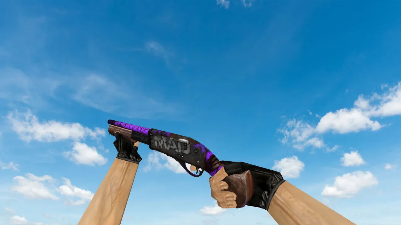 Скачать Модель «Sawed-off Purple Maniac» для CS 1.6 - Скриншот
