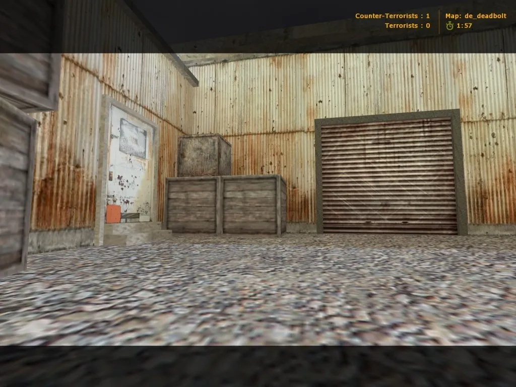 Скачать de_deadbolt для CS 1.6: тактика за CT и T, точки, навигация ботов, оптимизация карты - Скриншот