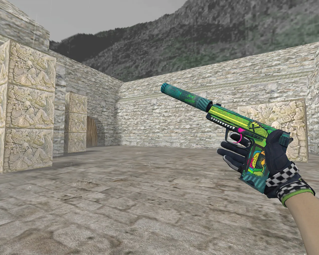 Скачать USP «Чудовищная смесь» для CS 1.6 - Модели оружия - Скриншот