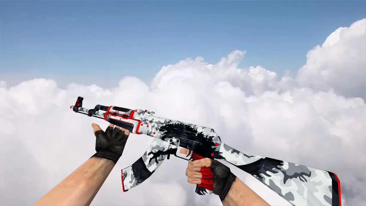 Скачать Модель «AK-47 WarZilla Red Rage» для CS 1.6: v_, p_, w_ версии, звуки, анимация осмотра и норм текстуры - Скриншот