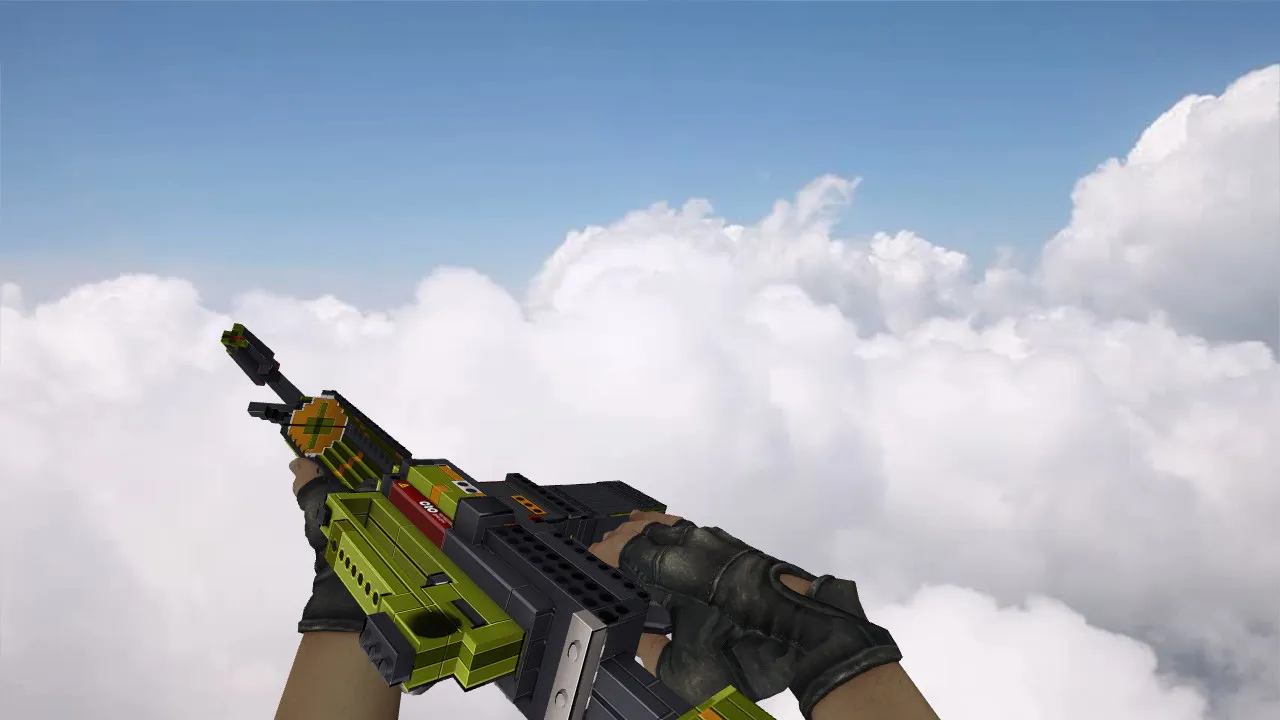 Скачать Модель M4A1 LEGO CSGO anims v_ для CS 1.6: w_ p_ модели, звуки, анимация осмотра и текстуры - Скриншот