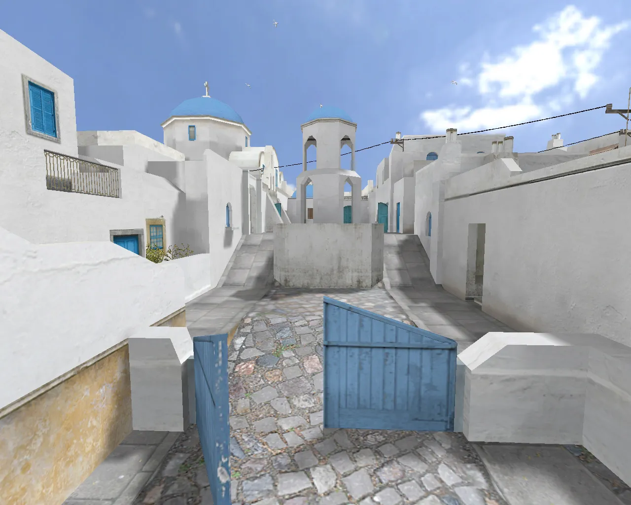 Скачать Карта de_santorini для CS 1.6: Погружение в атмосферу Греции - Скриншот