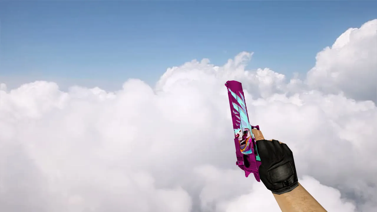 Скачать Модель «Deagle «Неоновый гонщик»» для CS 1.6 - Уникальный скин - Скриншот